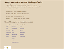 Tablet Screenshot of fondanalys.axing.se